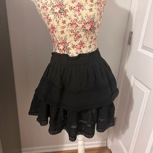 black XL aerie skirt